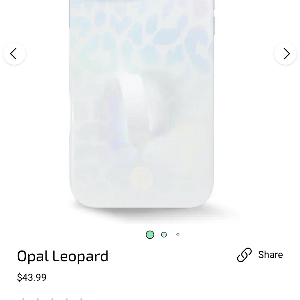 Opal Leopard Phone Case